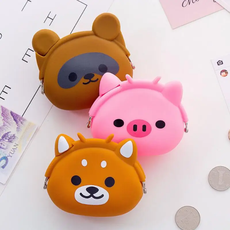 Cute Animals Mini Silicone Coin Purse Children Kids Party Gifts Small Change Women Key Wallet Coin Bag LX8392
Cute Animals Mini Silicone Coin Purse Children Kids Party Gifts Small Change Women Key Wallet Coin Bag LX8392