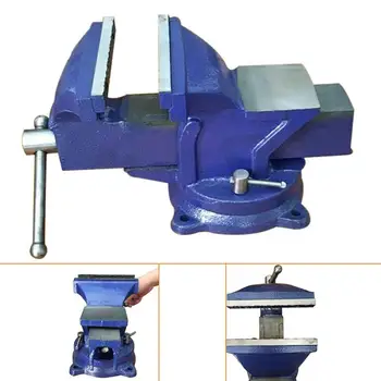 Household Mini Flat Table Steel Vise Manual Bench Clamp for DIY Craft Jewelry Woodworking Carving Milling Vise - 5 inch
Household Mini Flat Table Steel Vise Manual Bench Clamp for DIY Craft Jewelry Woodworking Carving Milling Vise - 5 inch