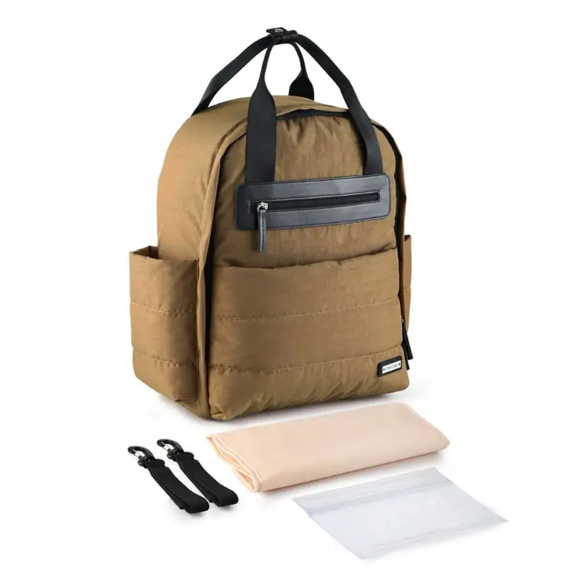 High Quality Multifunctional Baby Diaper Mummy Travel Backpack Large Capacity Nappy Bag with Changing Pad and Stroller Straps
High Quality Multifunctional Baby Diaper Mummy Travel Backpack Large Capacity Nappy Bag with Changing Pad and Stroller Straps
