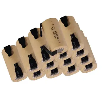 14 pcs a set SC battery 1.2v 1800mah nicd batteries for power tools for electric screwdrivers for drills -color random
14 pcs a set SC battery 1.2v 1800mah nicd batteries for power tools for electric screwdrivers for drills -color random