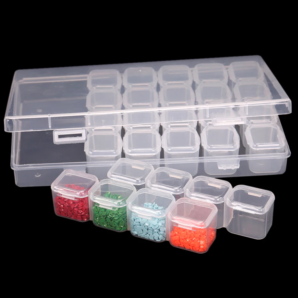 28 Lattices Dismountable Diamond Embroidery Accessories diamond painting Boxes Cross Stitch Cases Storage Organizer Home Storage
28 Lattices Dismountable Diamond Embroidery Accessories diamond painting Boxes Cross Stitch Cases Storage Organizer Home Storage