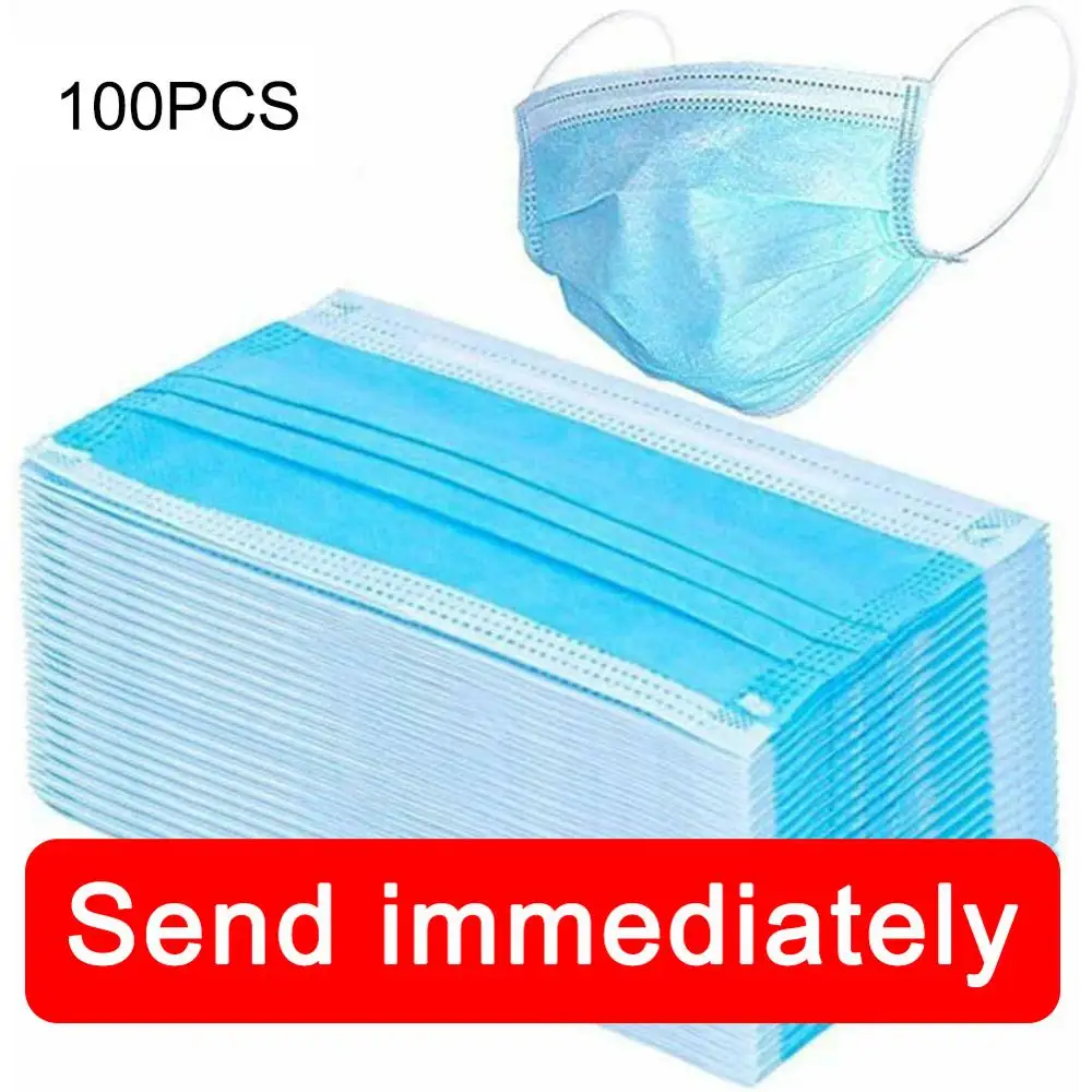 Masks anti dust Mouth-muffle bacteria proof Salon 3 Layers Disposable Loop filter Windproof bacteria proof Flu Face masks CareSG
Masks anti dust Mouth-muffle bacteria proof Salon 3 Layers Disposable Loop filter Windproof bacteria proof Flu Face masks CareSG