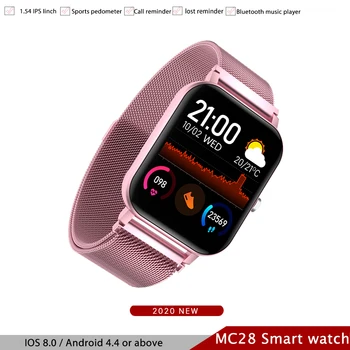 MC28 Smart Watch Man Bluetooth Call GPS Tracker 1.54 Full Touch Music Player Sport Tracker Heart Rate SmartWatch For Android IOS
MC28 Smart Watch Man Bluetooth Call GPS Tracker 1.54 Full Touch Music Player Sport Tracker Heart Rate SmartWatch For Android IOS