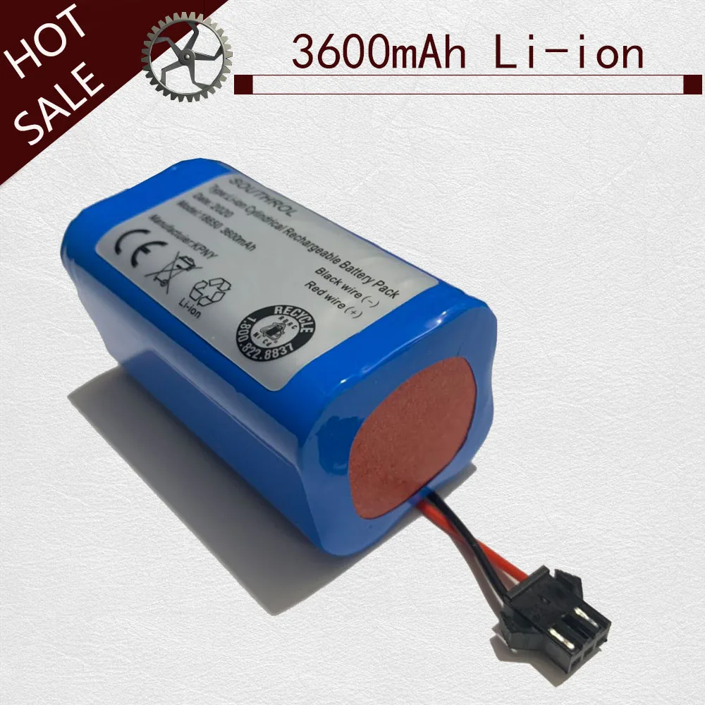 14.4V 3600mAh Li-ion battery for Conga Excellence 990 Ecovacs Deebot N79 N79S DN622 Eufy RoboVac 11 11S RoboVac 30 etc
14.4V 3600mAh Li-ion battery for Conga Excellence 990 Ecovacs Deebot N79 N79S DN622 Eufy RoboVac 11 11S RoboVac 30 etc