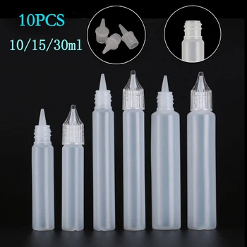 10Pcs 10ml 15ml 30ml New Empty Dropper Bottles Plastic E Liquid Juice Squeezable Milky Containers LDPE with Crystal Caps
10Pcs 10ml 15ml 30ml New Empty Dropper Bottles Plastic E Liquid Juice Squeezable Milky Containers LDPE with Crystal Caps
