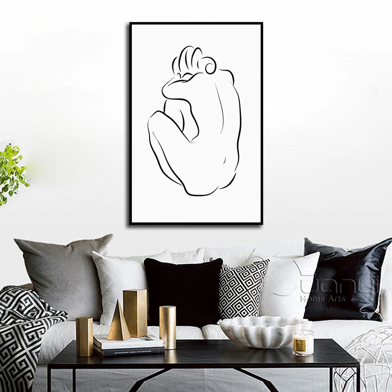 Nordic Style Minimalist Lady Character Body Line Abstract Canvas Painting Pictures Home Decor Poster And Print For Living Room
Nordic Style Minimalist Lady Character Body Line Abstract Canvas Painting Pictures Home Decor Poster And Print For Living Room