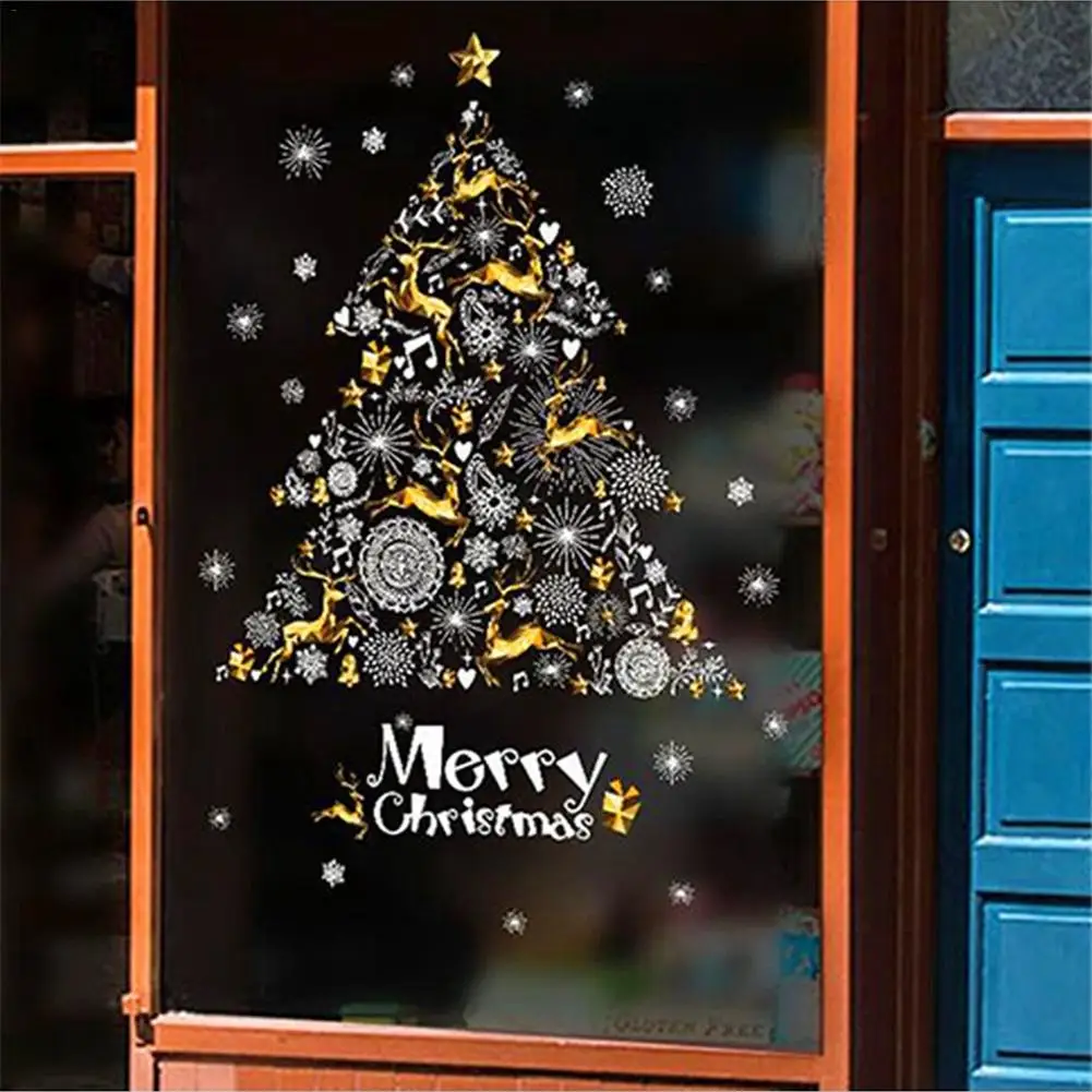 Merry Christmas Tree Snowflake Wall Stickers DIY Window Stickers Xmas Home Decals Decoration New Year Wallpaper For Kid Room
Merry Christmas Tree Snowflake Wall Stickers DIY Window Stickers Xmas Home Decals Decoration New Year Wallpaper For Kid Room