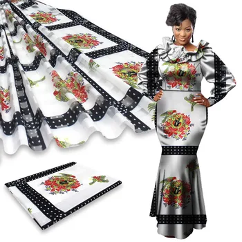 Newest Come!!! Hot Gahna Style satin silk fabric with organza ribbon African wax design high quality satin silk fabric 3+3 yards
Newest Come!!! Hot Gahna Style satin silk fabric with organza ribbon African wax design high quality satin silk fabric 3+3 yards