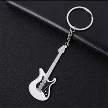 Creative Metal Electric Guitar Silver Mini Keychain Key Chain Key Ring Creative Personalized Unique durable Car Accessories
Creative Metal Electric Guitar Silver Mini Keychain Key Chain Key Ring Creative Personalized Unique durable Car Accessories