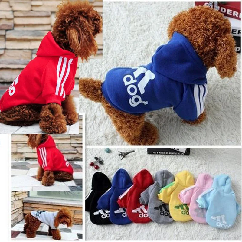 Dog Clothes Cotton Soft Four Seasons Hooded Sweater Jacket Small Medium Pet Two-leg Sports Warm Jacket Sweater Puppy Clothing
Dog Clothes Cotton Soft Four Seasons Hooded Sweater Jacket Small Medium Pet Two-leg Sports Warm Jacket Sweater Puppy Clothing