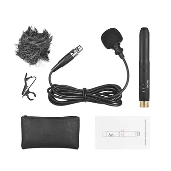 BOYA BY-M11C Cardioid Lavalier Lapel Condenser XLR Mic Microphone Filter for Interview Film Theater Audio for iPhone
BOYA BY-M11C Cardioid Lavalier Lapel Condenser XLR Mic Microphone Filter for Interview Film Theater Audio for iPhone