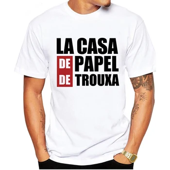 LUSLOS Funny T shirt Men New Summer La casa de papel TV Series Men Tshirt Funny Tshirts Harajuku Hipster Tops white Tee shirt
LUSLOS Funny T shirt Men New Summer La casa de papel TV Series Men Tshirt Funny Tshirts Harajuku Hipster Tops white Tee shirt