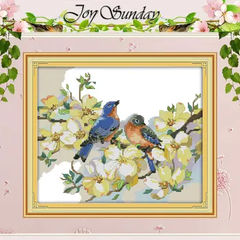 Singing Birds and Fragrant Flowers Counted Cross Stitch 11 14CT Cross Stitch animals Cross-Stitch Kit Embroidery for Needlework
Singing Birds and Fragrant Flowers Counted Cross Stitch 11 14CT Cross Stitch animals Cross-Stitch Kit Embroidery for Needlework
