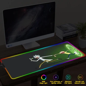 Anime Ricka and Morty Large RGB LED many Color USB Wired Lighting Gaming Gamer Colorful Mouse Pad for Laptop Computer Desk Mat
Anime Ricka and Morty Large RGB LED many Color USB Wired Lighting Gaming Gamer Colorful Mouse Pad for Laptop Computer Desk Mat