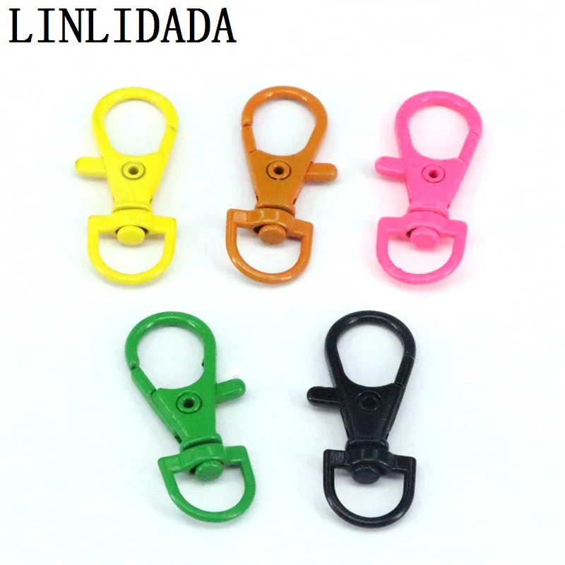 New 10Pcs, Colorful Enamel Metal Swivel Clasps Lanyard Snap Hook Lobster Claw Clasp for Jewelry Making KeyChain Accessories
New 10Pcs, Colorful Enamel Metal Swivel Clasps Lanyard Snap Hook Lobster Claw Clasp for Jewelry Making KeyChain Accessories