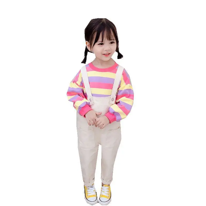 Baby Spring Autumn Striped Clothes Boys Girl Tshirt Pants 2Pcs/sets Sport Suits Toddler Cartoon Suspender Trousers Tracksuits
Baby Spring Autumn Striped Clothes Boys Girl Tshirt Pants 2Pcs/sets Sport Suits Toddler Cartoon Suspender Trousers Tracksuits