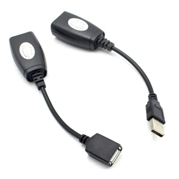 Portable USB 2.0 Male To Female Port Extender Network Connector Cat5/RJ45/Cat6 Ethernet Extension Cable Convertor Accessories
Portable USB 2.0 Male To Female Port Extender Network Connector Cat5/RJ45/Cat6 Ethernet Extension Cable Convertor Accessories