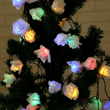 Light String Fairy Lights Home Garden Decoration Christmas Supply Energy Saving Romantic Xmas Artificial Rose
Light String Fairy Lights Home Garden Decoration Christmas Supply Energy Saving Romantic Xmas Artificial Rose