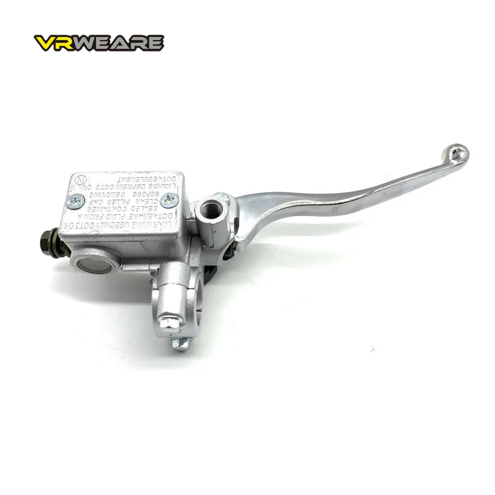 UNIVERSAL Motorcycle Brake pump Front Wheel Cylinder Disc Brake Hydraulic Pump Assy Motorbike Up Pump Level 125cc silver
UNIVERSAL Motorcycle Brake pump Front Wheel Cylinder Disc Brake Hydraulic Pump Assy Motorbike Up Pump Level 125cc silver