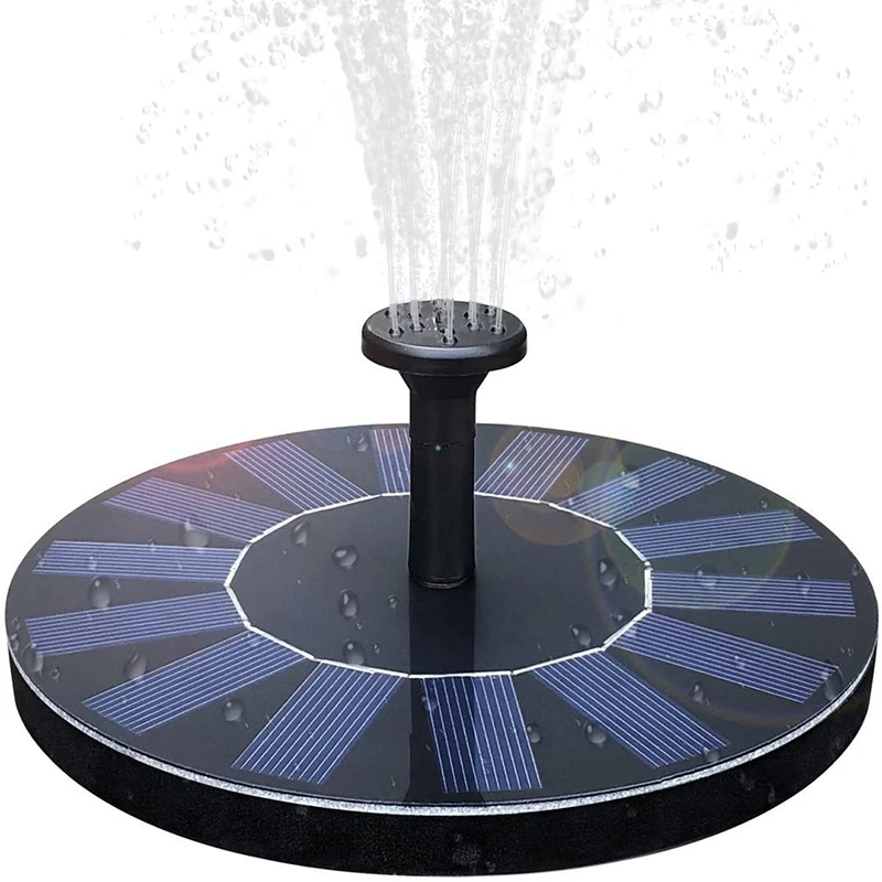 Solar Fountain Watering Kit Power Solar Pump Pool Pond Submersible Waterfall Floating Solar Panel Water Fountain
Solar Fountain Watering Kit Power Solar Pump Pool Pond Submersible Waterfall Floating Solar Panel Water Fountain