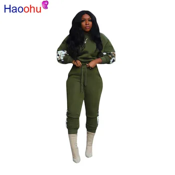 Winter Patchwork Tracksuits Women Two Piece Set Long Sleeve Pullover Tops And Pencil Pants Suits Green Outfits Female
Winter Patchwork Tracksuits Women Two Piece Set Long Sleeve Pullover Tops And Pencil Pants Suits Green Outfits Female