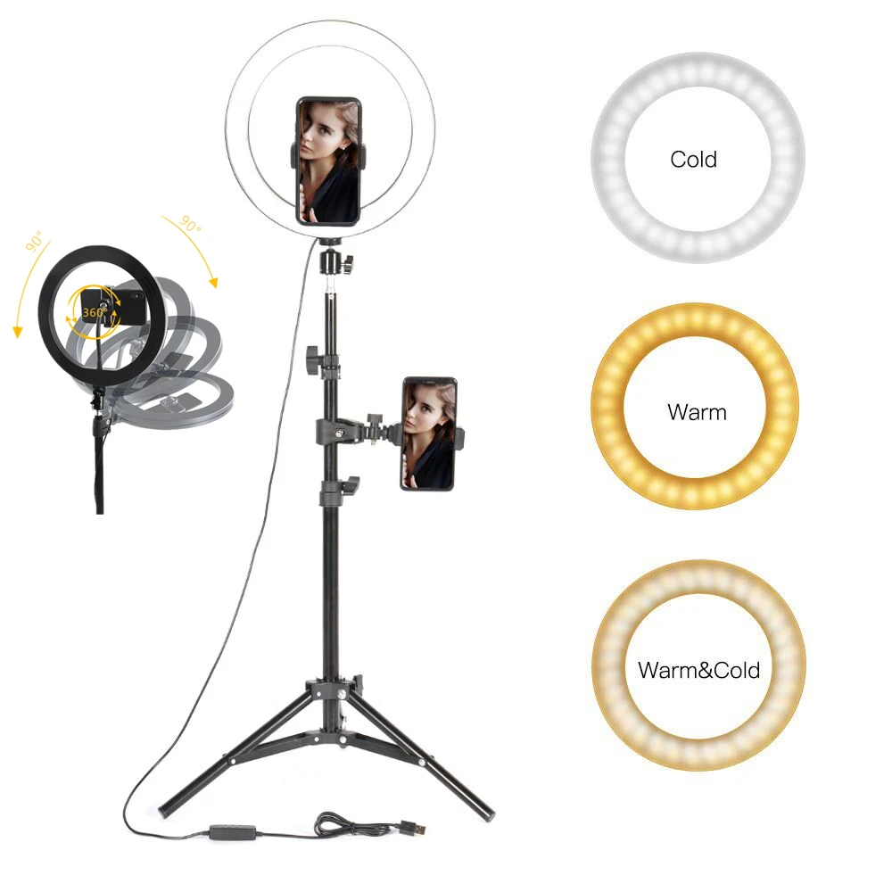 10" LED Ring Light Photographic Selfie Ring Lighting with Stand for Smartphone Youtube Makeup Video Studio Tripod Ring Light
10" LED Ring Light Photographic Selfie Ring Lighting with Stand for Smartphone Youtube Makeup Video Studio Tripod Ring Light