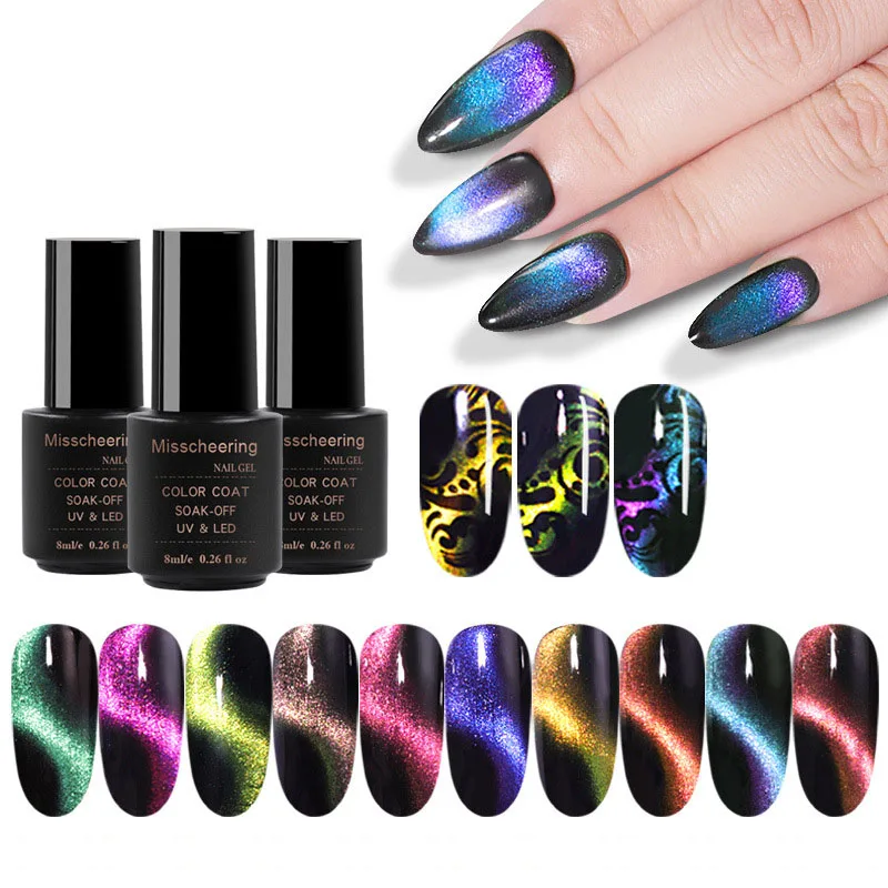 8ml UV Gel Nail Polish 5D Cat Eye Chameleon Magnetic Shining Laser Varnish Soak Off Nail Art UV LED Gel Lacquer Base Coat
8ml UV Gel Nail Polish 5D Cat Eye Chameleon Magnetic Shining Laser Varnish Soak Off Nail Art UV LED Gel Lacquer Base Coat
