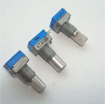5pcs/lot HT switch RK09 A100K single potentiometer straight pin 
5pcs/lot HT switch RK09 A100K single potentiometer straight pin