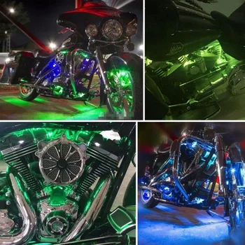 12PCS Car RGB Glitter Strip Light Bar LED Neon Lamp Decor High Quality For Harley Motorcycle LED Strips Accessories
12PCS Car RGB Glitter Strip Light Bar LED Neon Lamp Decor High Quality For Harley Motorcycle LED Strips Accessories