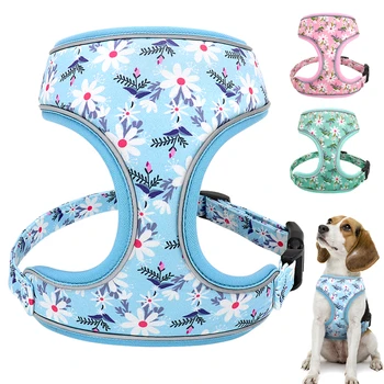 Reflective Dog Cat Harness Flower Printed Nylon Dogs Harness For Small Medium Large Dogs Cats Soft Mesh Puppy Kitten Vest
Reflective Dog Cat Harness Flower Printed Nylon Dogs Harness For Small Medium Large Dogs Cats Soft Mesh Puppy Kitten Vest