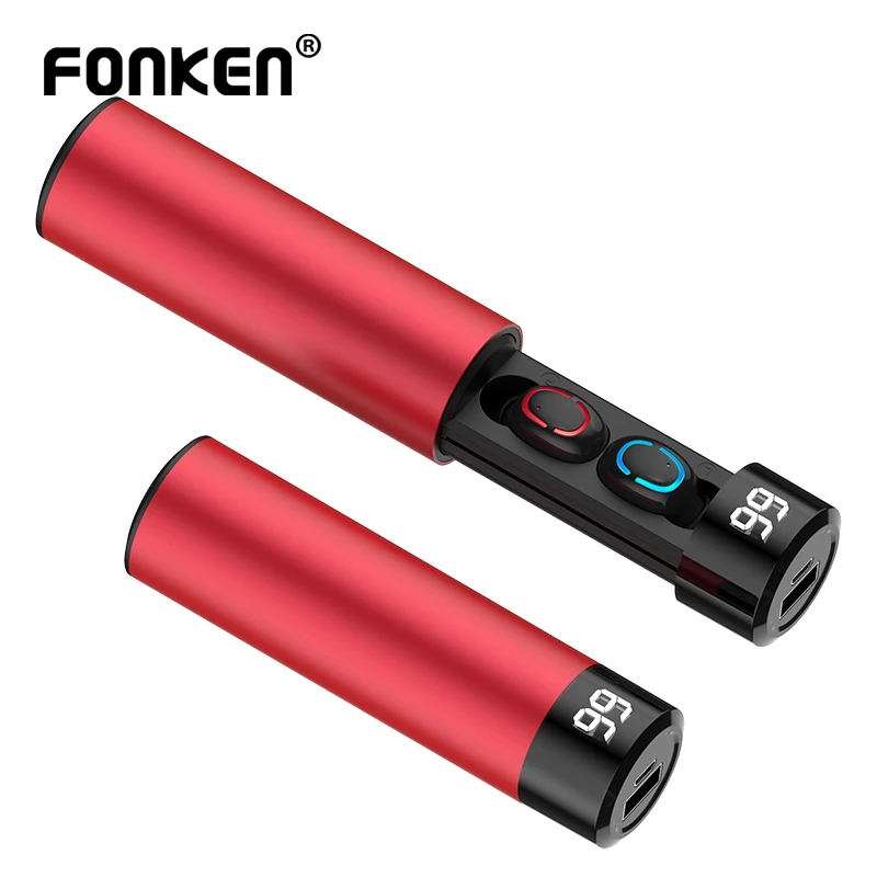 Power Bank TWS Bluetooth 5.0 Wireless Earphone Stereo Bass Bluetooth Headset HBQ Sports Earbuds with Charging Case
Power Bank TWS Bluetooth 5.0 Wireless Earphone Stereo Bass Bluetooth Headset HBQ Sports Earbuds with Charging Case