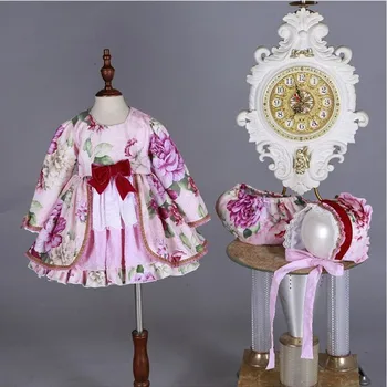 2019 Kids Boutique Floral Dress for Girls Children Spanish Palace Long Sleeve Gown Sets Baby Birthday Cute Gown Toddler Clothes 
2019 Kids Boutique Floral Dress for Girls Children Spanish Palace Long Sleeve Gown Sets Baby Birthday Cute Gown Toddler Clothes