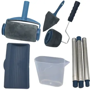 Paint Roller Brush Set 3 Section 6 Piece Set Threaded Rod Telescopic Rod Multifunction Paint Roller Brush
Paint Roller Brush Set 3 Section 6 Piece Set Threaded Rod Telescopic Rod Multifunction Paint Roller Brush