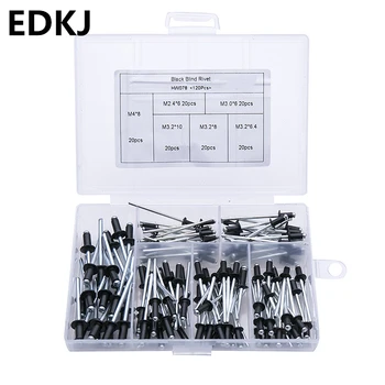 120PCS black aluminum pumping core rivet decoration nail aluminum pull rivet M2.4 M3.2 M4 set Aluminum Large Round Flat Head
120PCS black aluminum pumping core rivet decoration nail aluminum pull rivet M2.4 M3.2 M4 set Aluminum Large Round Flat Head