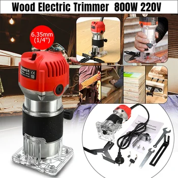 800W Woodworking Electric Trimmer Wood Milling Engraving Slotting Trimming Machine Hand Carving Machine Wood Router
800W Woodworking Electric Trimmer Wood Milling Engraving Slotting Trimming Machine Hand Carving Machine Wood Router