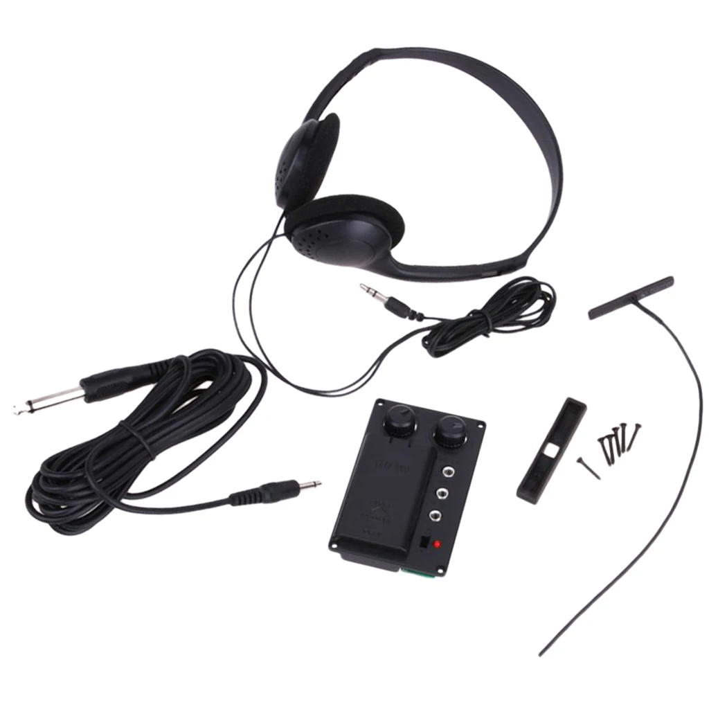Set Violin EQ Piezo Pickup Preamp w/ Headphone Plug For Electric Violin Instrumnent Accs
Set Violin EQ Piezo Pickup Preamp w/ Headphone Plug For Electric Violin Instrumnent Accs