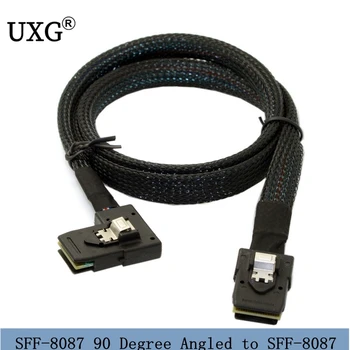 Ultra Slim Flat Left Angled 90 Degree Mini SAS 36pin SFF-8087 to 8087 Data Raid Cable 80cm
Ultra Slim Flat Left Angled 90 Degree Mini SAS 36pin SFF-8087 to 8087 Data Raid Cable 80cm