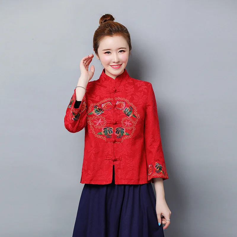 2019 Autumn And Winter Ethnic-Style Thick Jacquard Texture And Plaid Lining Cloth Industrial Embroidery Coat 
2019 Autumn And Winter Ethnic-Style Thick Jacquard Texture And Plaid Lining Cloth Industrial Embroidery Coat