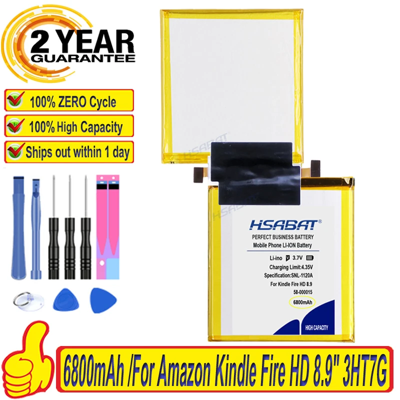 Топ-бренд 100% Новый аккумулятор для AMAZON 3HT7G Kindle Fire HD 8 9 KINDLEFIREHD89 KINDLEFIREHD894G 58-000015 |