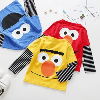 New Spring Autumn Sesame Street Boys Girls Cotton T Shirts Children Funny Tees Long Sleeve Cartoon Shirt Kids Top Clothes 12M-8Y
New Spring Autumn Sesame Street Boys Girls Cotton T Shirts Children Funny Tees Long Sleeve Cartoon Shirt Kids Top Clothes 12M-8Y