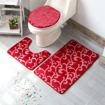 3pcs/set Bathroom Bath Mat Set Toilet Carpet Set Flannel Non-Slip Rug Set Toilet Lid Cover Shower Room Rug Floor Mats
3pcs/set Bathroom Bath Mat Set Toilet Carpet Set Flannel Non-Slip Rug Set Toilet Lid Cover Shower Room Rug Floor Mats