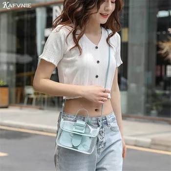 Women's Fashion PVC Bag Jelly Candy Summer Beach Handbag Clear Transparent Shoulder Bag Tote Messenger Tote Purse Bag wholesale
Women's Fashion PVC Bag Jelly Candy Summer Beach Handbag Clear Transparent Shoulder Bag Tote Messenger Tote Purse Bag wholesale
