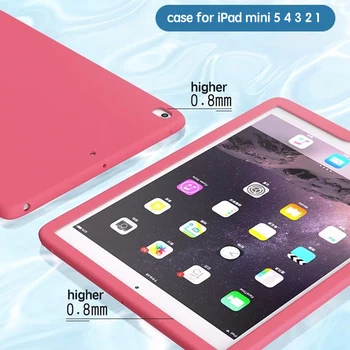Tablet Case for iPad mini 1 2 3 4 5 Case Silicone Soft Back Scratch-proof Shells Cover for ipad mini 2 5 2019 cover portable
Tablet Case for iPad mini 1 2 3 4 5 Case Silicone Soft Back Scratch-proof Shells Cover for ipad mini 2 5 2019 cover portable