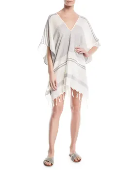 Sexy Women's Summer Beach Dress Swimsuit Tassel Chiffon Bikini Blouse Swimsuit 
Sexy Women's Summer Beach Dress Swimsuit Tassel Chiffon Bikini Blouse Swimsuit