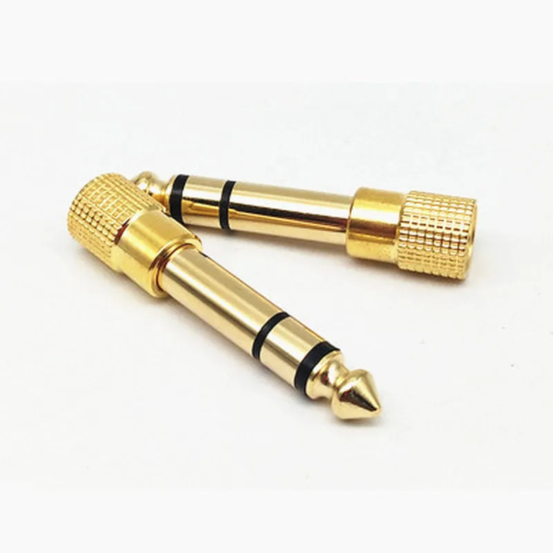2PCS 6.5MM Revolution 3.5MM Female Jack Plug Audio Headset Microphone Guitar Recording Adapter Converter Auxiliary Terminal
2PCS 6.5MM Revolution 3.5MM Female Jack Plug Audio Headset Microphone Guitar Recording Adapter Converter Auxiliary Terminal