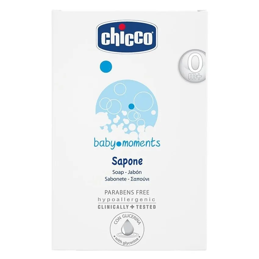 Детское мыло Chicco Baby Moments 100 гр. 320615021 | Мать и ребенок