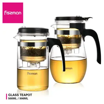 Fissman Heat Resistant Glass GUNFU Tea Pot with Infuser Filter Chinese Tea Kettle
Fissman Heat Resistant Glass GUNFU Tea Pot with Infuser Filter Chinese Tea Kettle