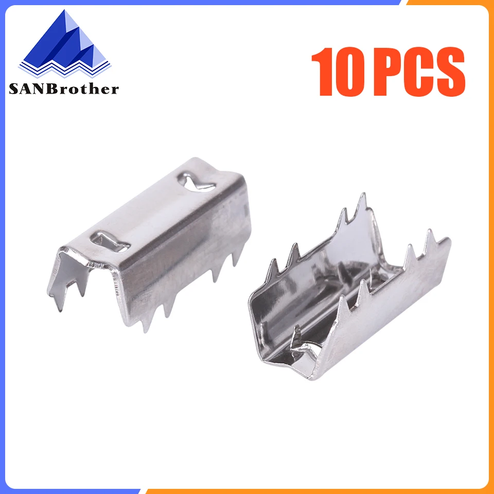 10pcs 3d printer open belt clip open-end timing belts openbuilds belt clamp crimp style
10pcs 3d printer open belt clip open-end timing belts openbuilds belt clamp crimp style