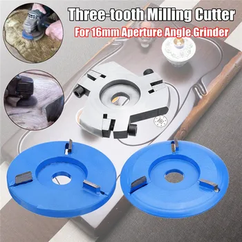 Woodworking Three-tooth Turbo Plane Wood Milling Cutter Carving Blade For 100mm 115mm DISC 4 1/2" 16mm Aperture Angle Grinder
Woodworking Three-tooth Turbo Plane Wood Milling Cutter Carving Blade For 100mm 115mm DISC 4 1/2" 16mm Aperture Angle Grinder