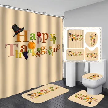 Print White Shower Curtain Polyester Bathroom Set 4 Piece Toilet Cover Non-slip Mat For Bathroom DIY Decor
Print White Shower Curtain Polyester Bathroom Set 4 Piece Toilet Cover Non-slip Mat For Bathroom DIY Decor